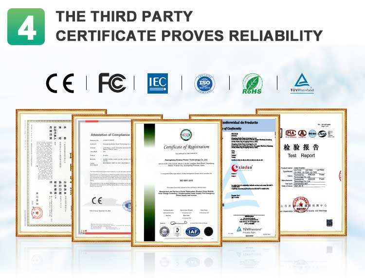 lifepo4 power station certification