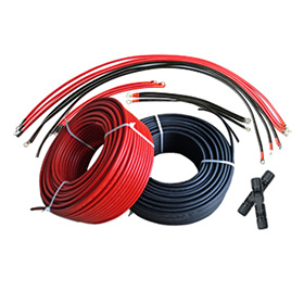 Cables and parts for 1000 watt solar system generator