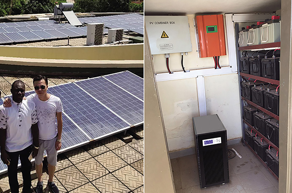 Off Grid Solar Inverter System in Burkina Faso