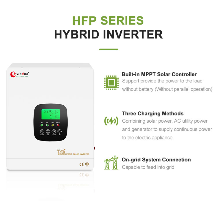 hybrid inverter with mppt charge controller