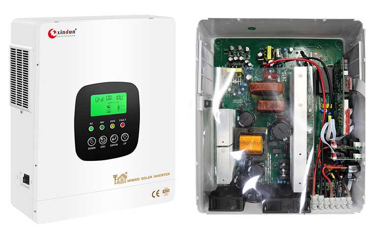 hfp 2kw hybrid solar inverter with battery