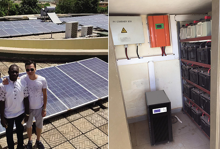20kw complete off grid solar system in Burkina Faso