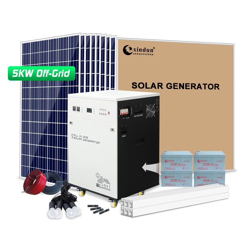 SESS 5000 Watt Portable Solar Generator Kit